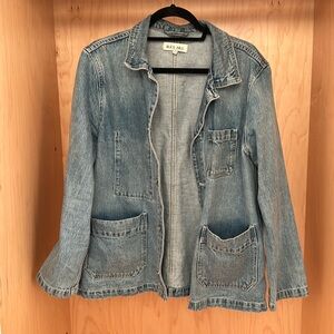 Alex Milll denim jacket size large - small rip in the back that could be patched
